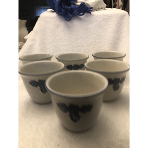 Pfaltzgraff Blue Yorktowne Ramekin Custard Cups - Picture 1 of 12